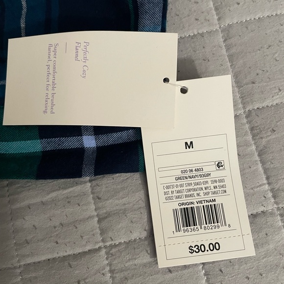 NWT - Stars Above brand - Flannel Pajama Top - Women’s Size M - Picture 5 of 7